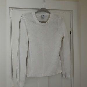 Gap M cotton/acrylic blend white pullover